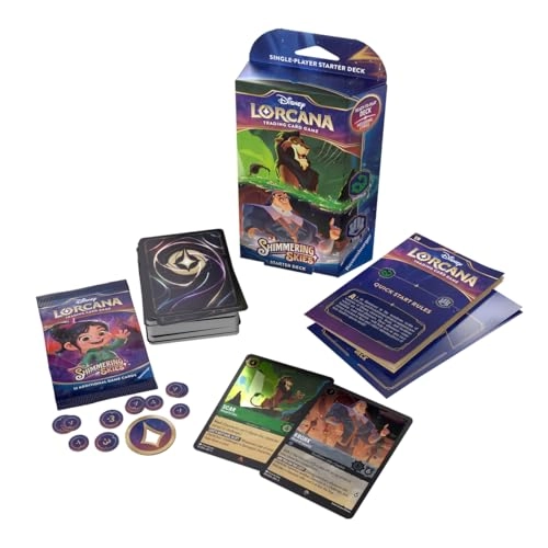 Disney Lorcana Shimmering Skies Starter Deck - English 60pcs