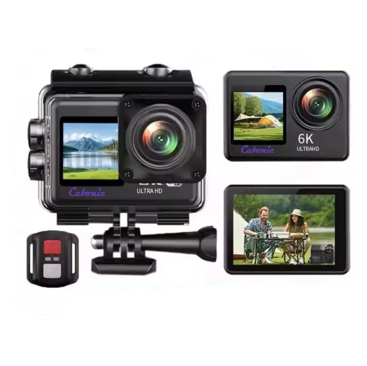 6K Dual Screen Action Camera - 6K 30FPS