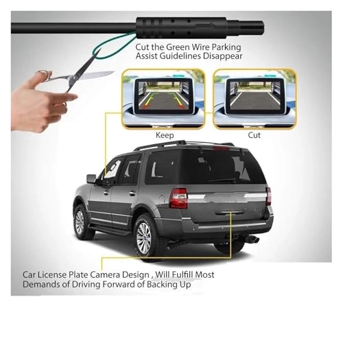 Rear Reversing Backup Camera - Night Vision 4-PIN Cable