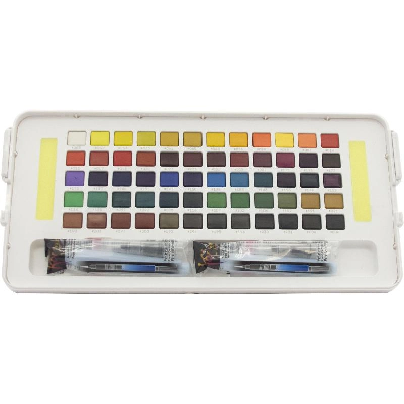 Pocket Field Sketch Box - 24 Colors + Brush;Palette