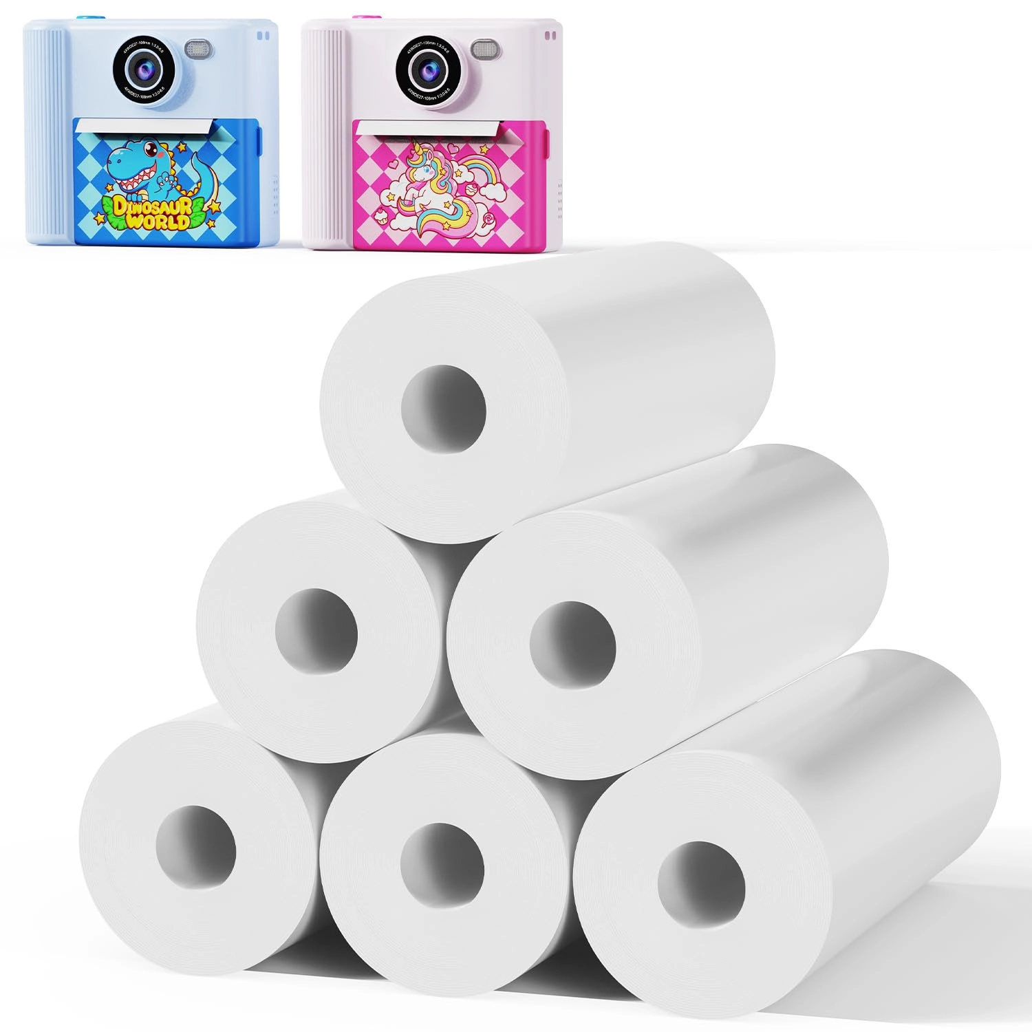TEKFUN Instant Print Refill Paper - 6 Rolls