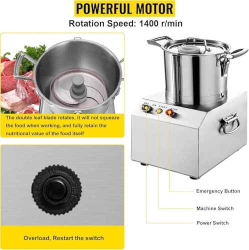 Commercial Food Processor - 4L 1400W