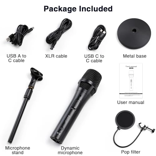 podcast dynamic microphone USB+XLR Microphone
