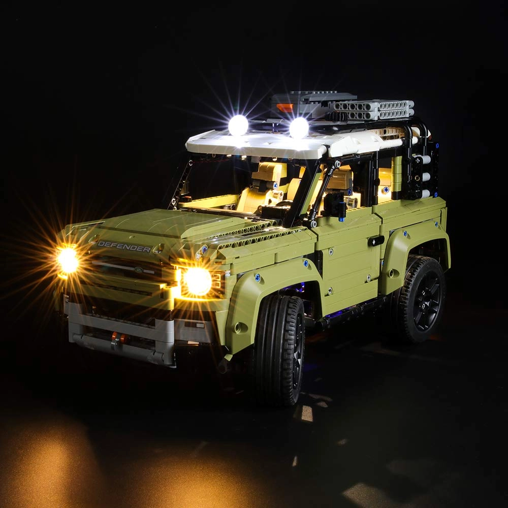 Led Lighting Kit For Land Rover Defender - for LEGO Land Rover Defender 42110