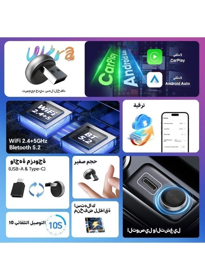 Mini Ultra - wireless CarPlay & Android Auto