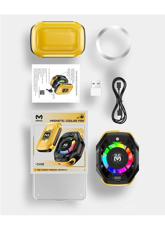 Wireless Magnetic Phone Cooler - 2000 mAh Battery Display Portable