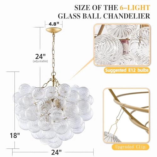 Bubble Ball Chandelier - 3000K