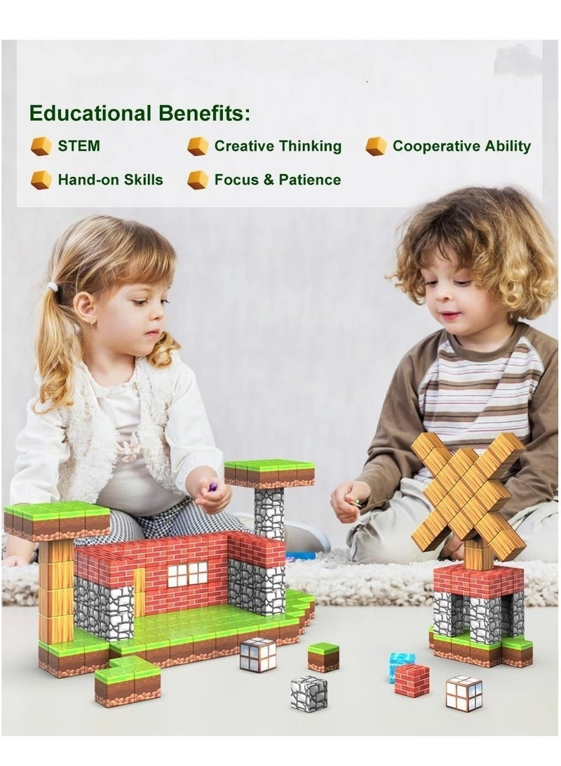 Magnetic Blocks - 100 pcs