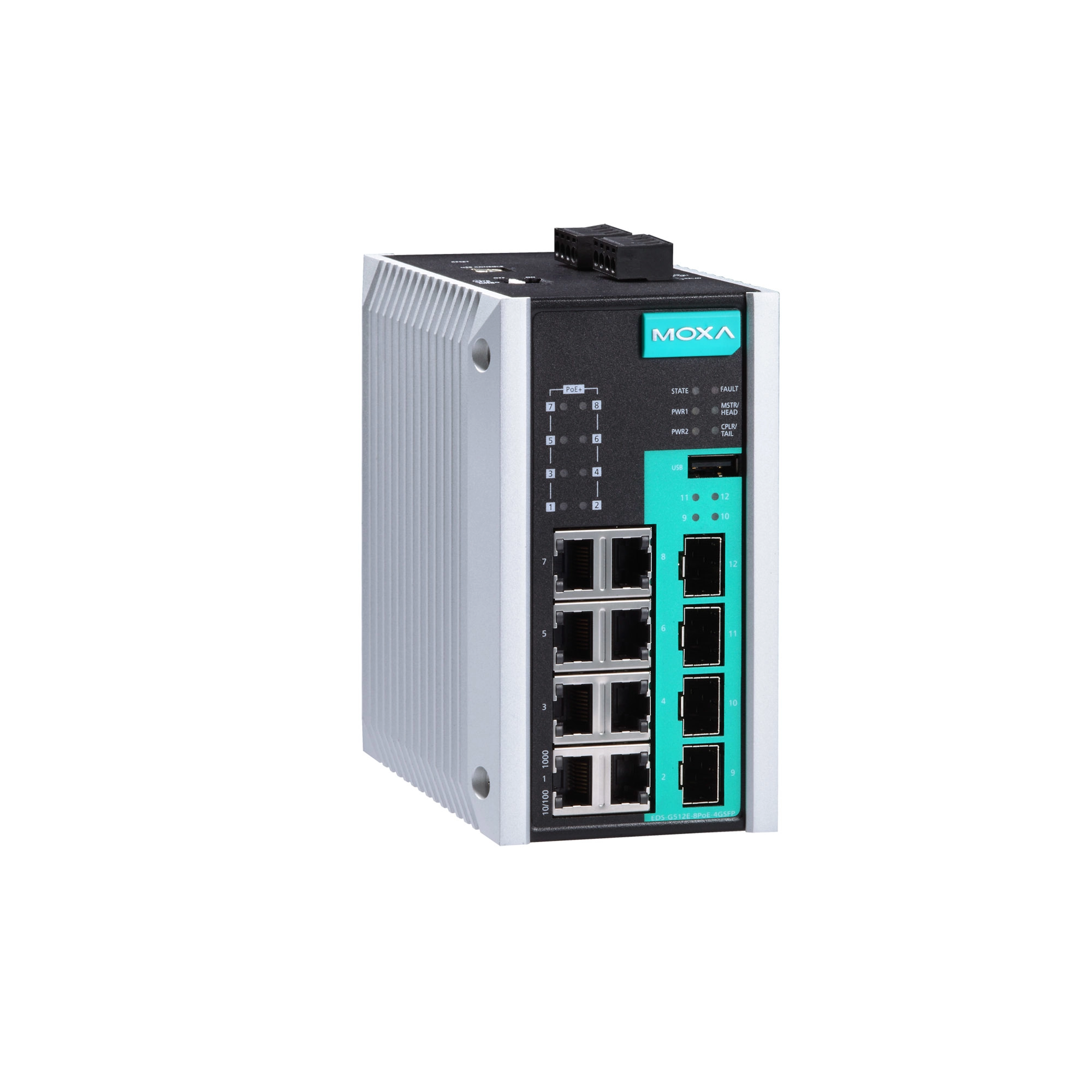 EDS-G512E-4GSFP-T 8-ports