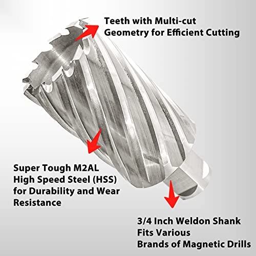 Annular Cutter - High Speed Steel (HSS) 1 1.5 Inches
