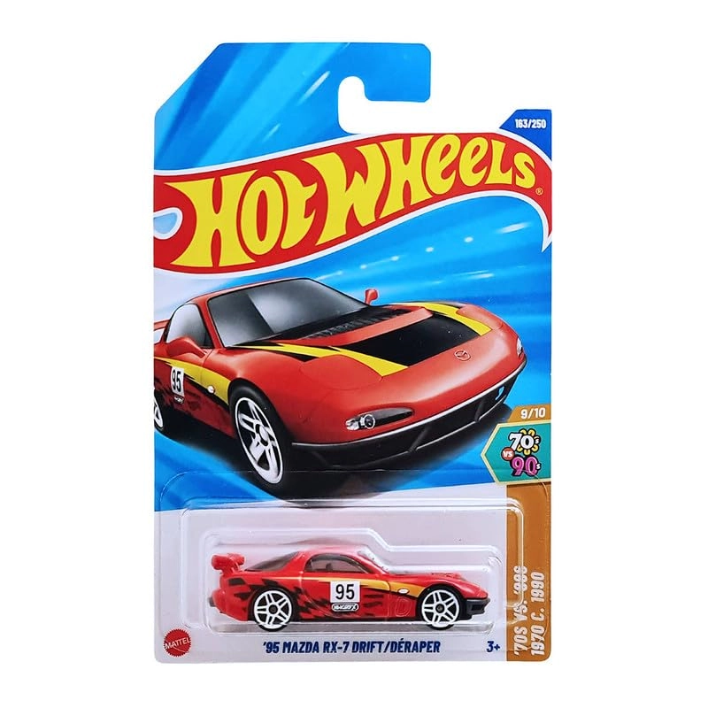 Mattel, Mattel 95 Mazda RX-7 Drift 1:64 - 1pcs