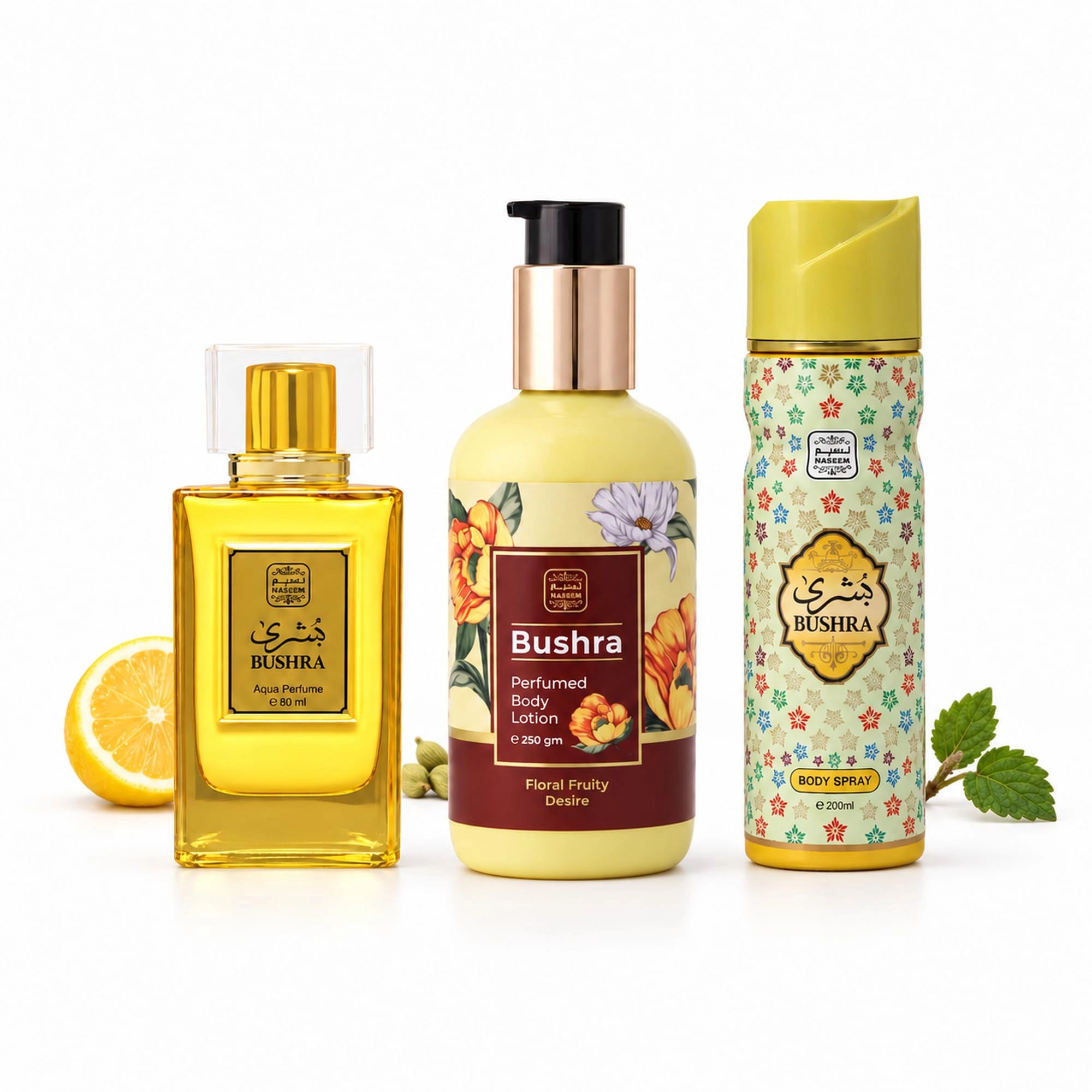 Naseem Bushra EDP + Body Lotion + Body Spray - Unisex 3 piece(s)
