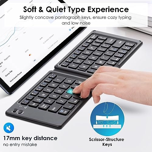 Foldable Bluetooth Keyboard - Multi Functional Wireless