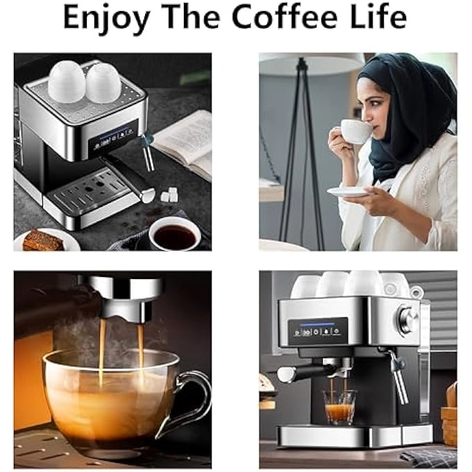 Espresso Machine - 1.6L Milk Frother