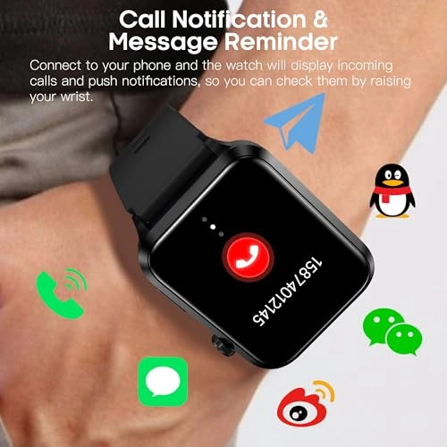 Blood Pressure Smart Watch - Air Pump Air Bag Voice Broadcast 24/7 Heart Rate