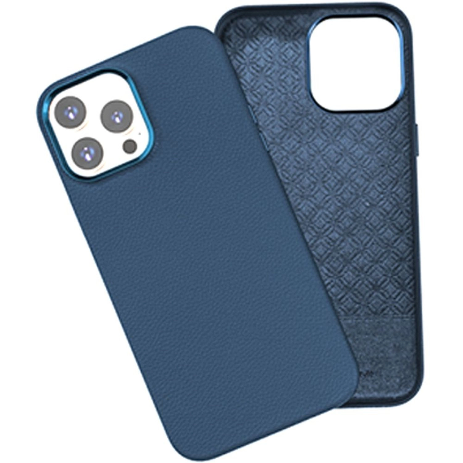 Calfskin Genuine Leather Case for iPhone 13 Pro
