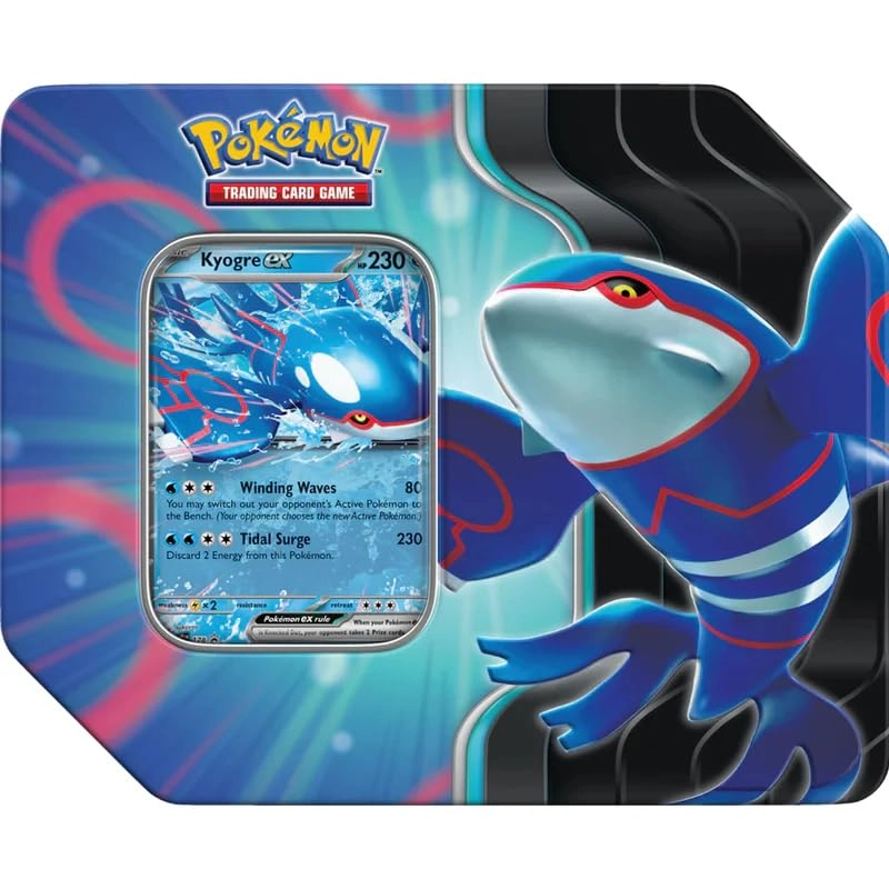 Pokmon Scarlet & Violet Azure Legends Tin - Kyogre ex 5pcs