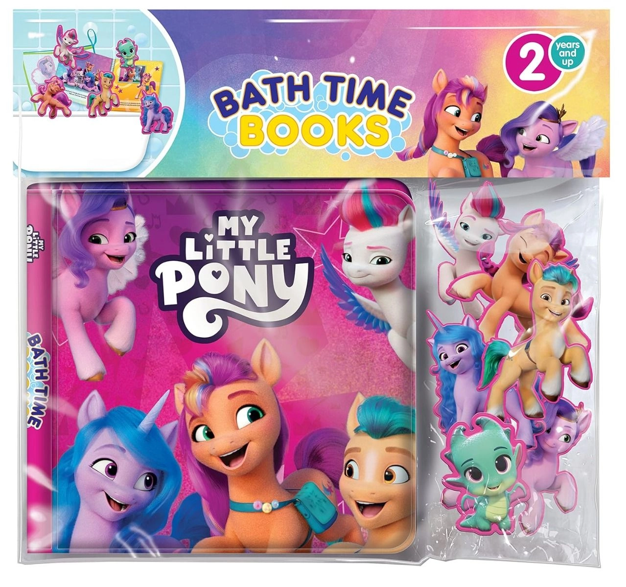Phidal My Little Pony Bath Time Books - 2+ Multi Colour