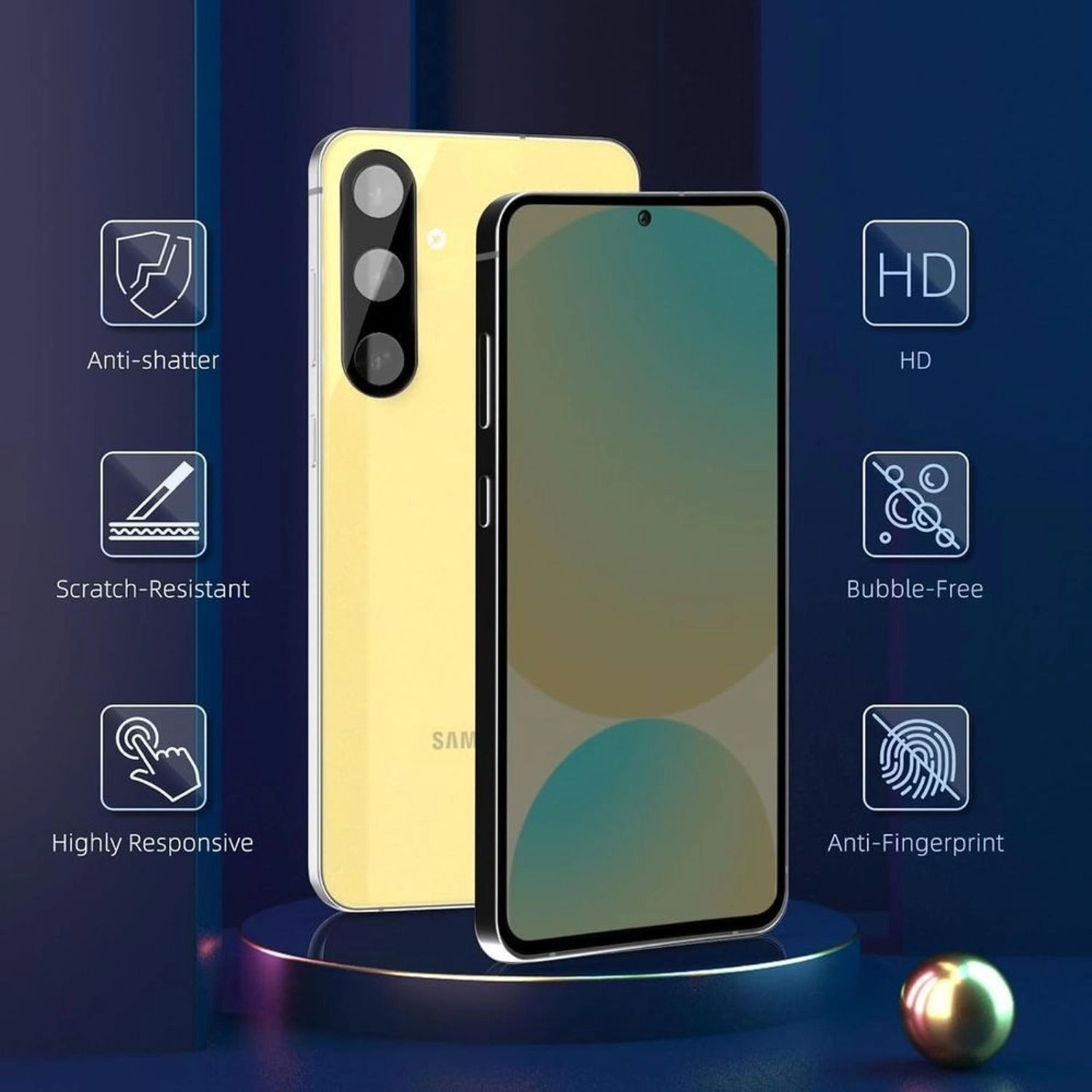 Privacy Screen Protector for Samsung Galaxy S24 FE