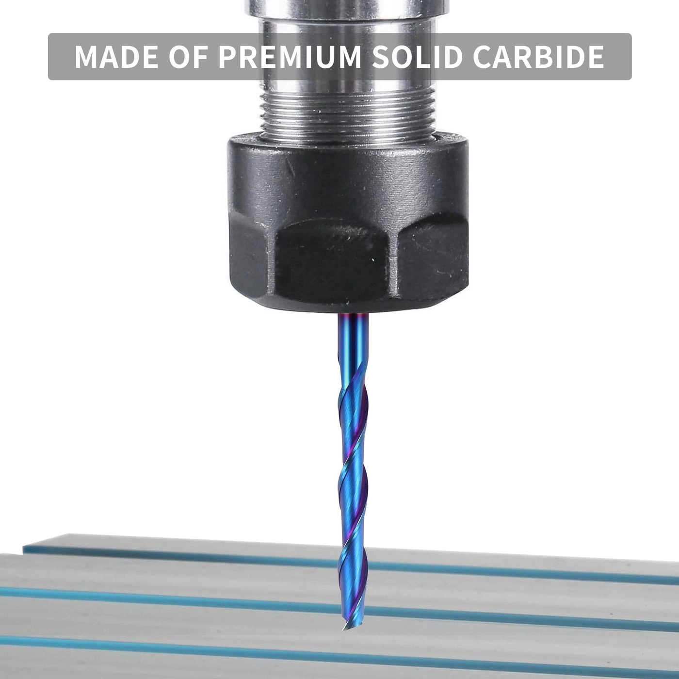 Upcut Spiral Router Bit - 1/4 Inch Cutting Diameter 1/4 Inch Shank