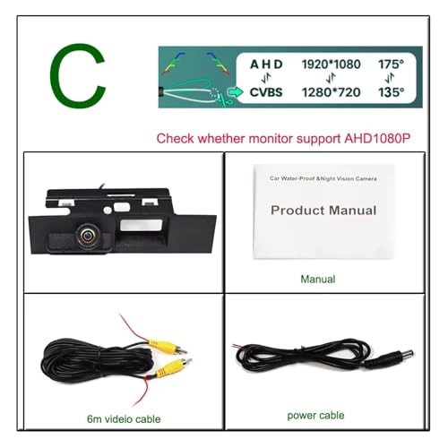 Car Reversing Camera - Night Vision AHD1080P