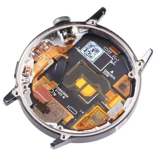 LCD Screen and Digitizer Full Assembly With Frame for Huawei Watch GT 3 42mm - MIL-B19 Black