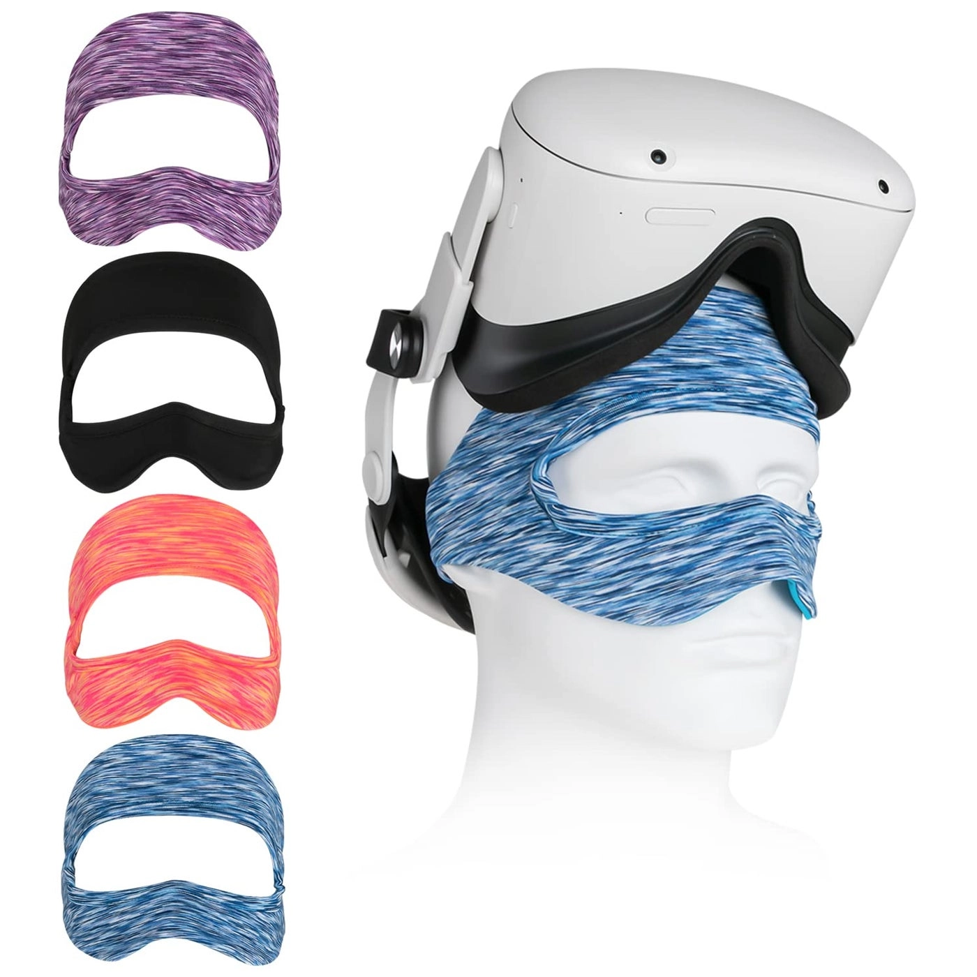 Ermorgen Sweat Guard Band - 4 Pack Compatible for Quest 3S/Quest 3/Quest 2/Quest/Valve Index