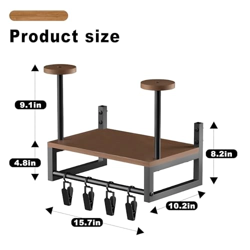 Helmet Holder - Wall Mount 2 Hat Stands