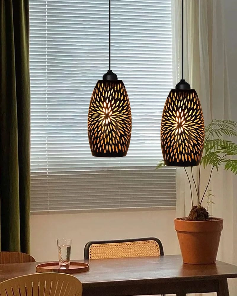 Farmhouse Chandelier - Battery Operated Remote Dimmable LED