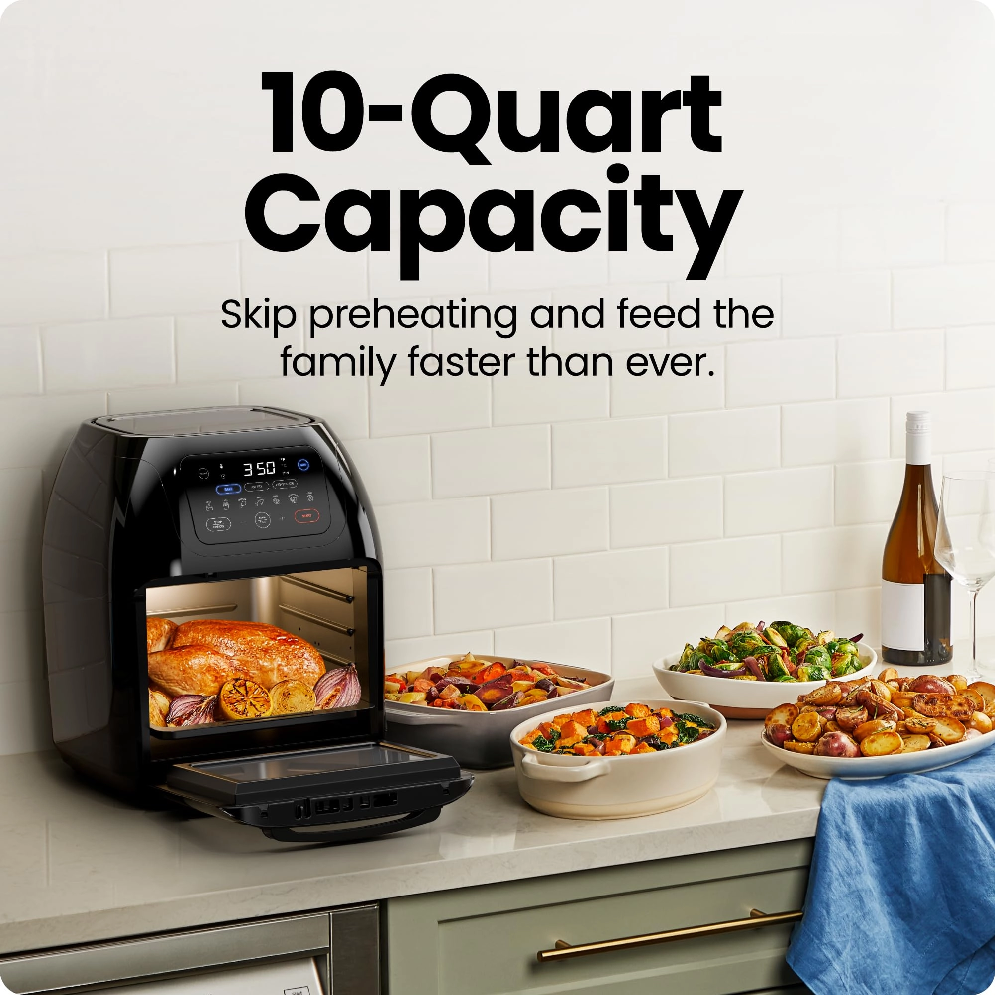 Multifunctional Digital Air Fryer+ XL RJ38-10-RDO-V2-UK