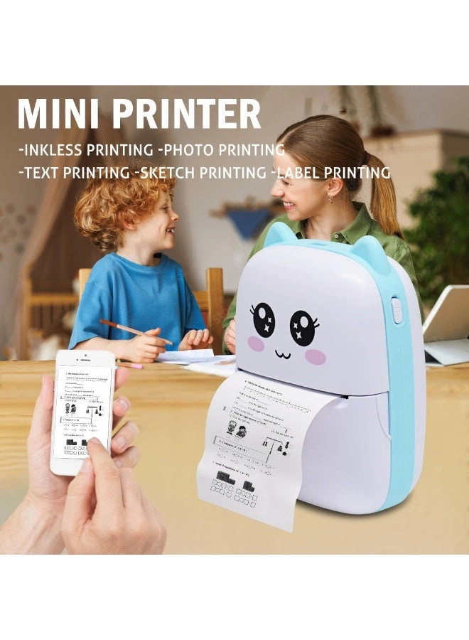 Cute Wireless Label Printer - Thermal Printing