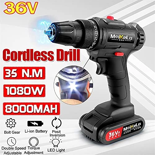 3 in 1 Electric Hammer Drill - Cordless 25+3 N.m 10mm