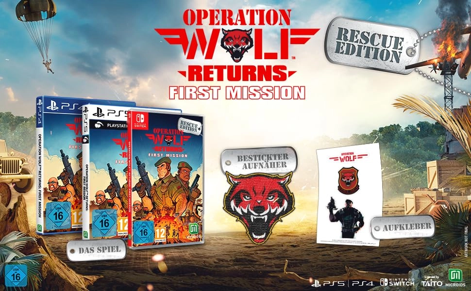 Operation Wolf Returns: First Mission Rescue Edition - PlayStation 4