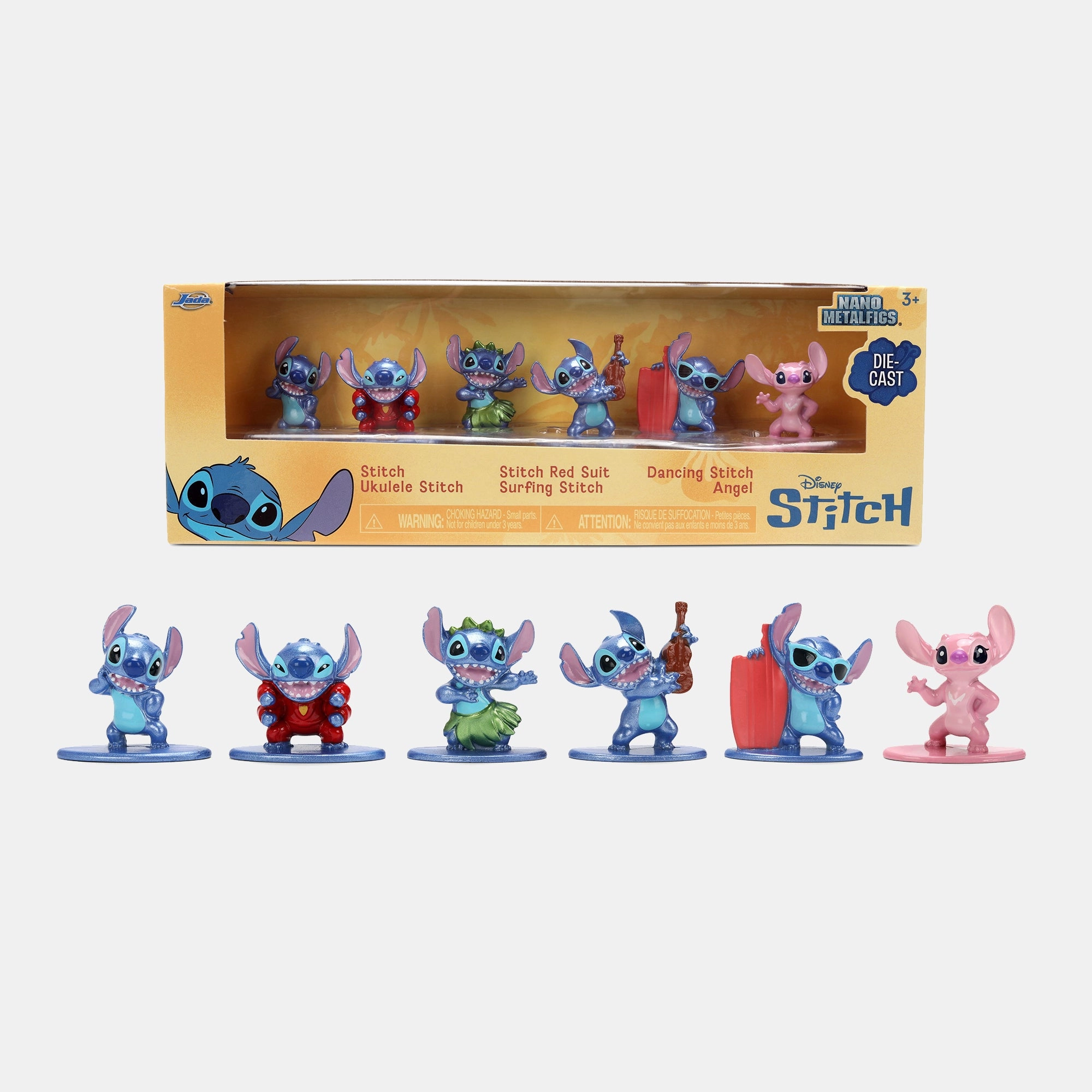 Stitch Nano Diorama Pack - 8+ Stitch 6 pcs - Lilo & Stitch