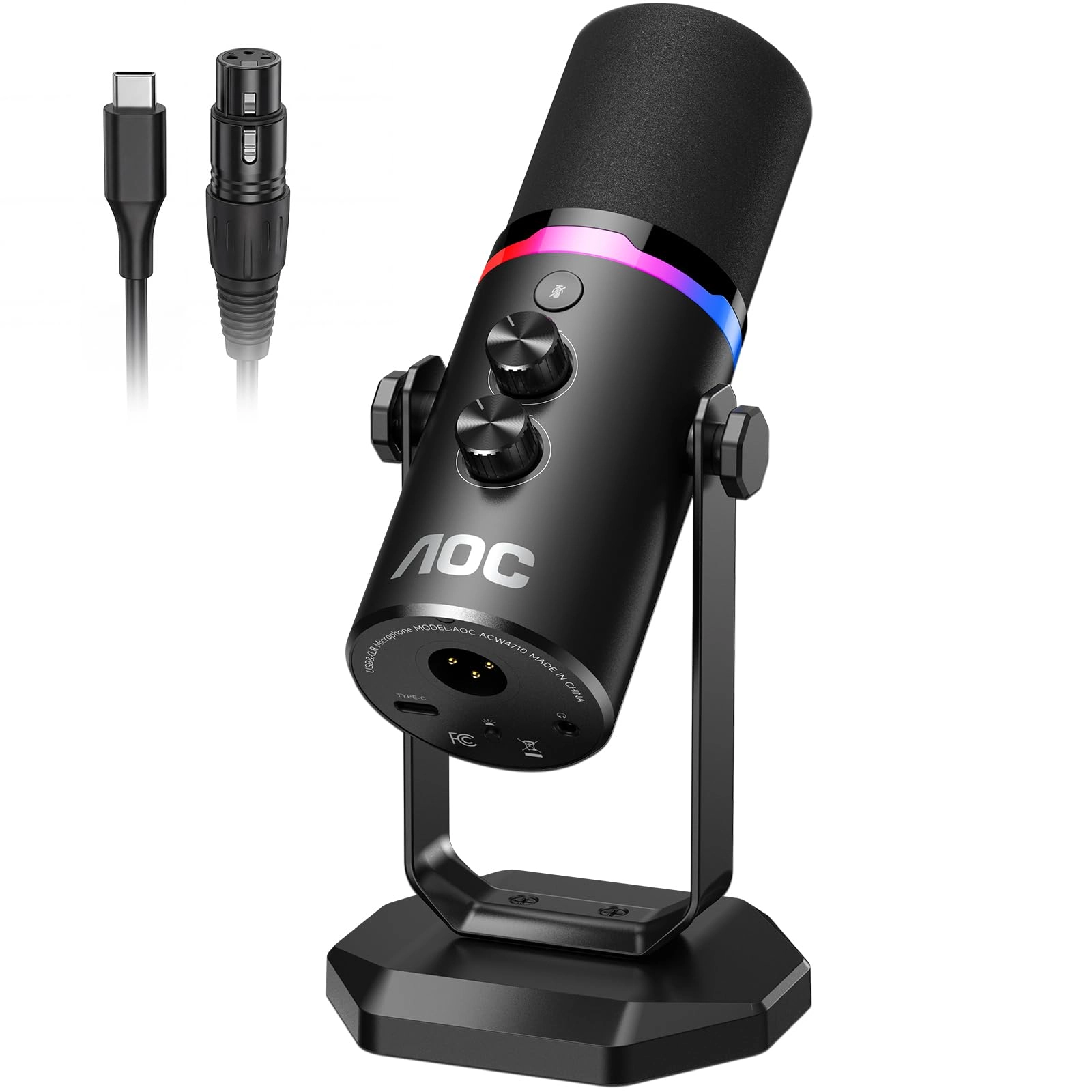 AOC Dynamic Microphone USB+XLR Microphone