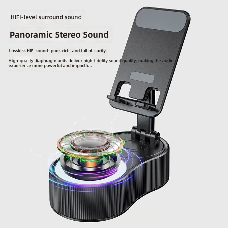 4-in-1 360° Rotating Bluetooth Speaker Stand