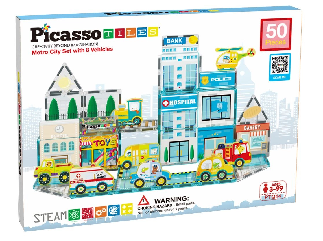 Magnetic 3D Metro City - 50 pcs