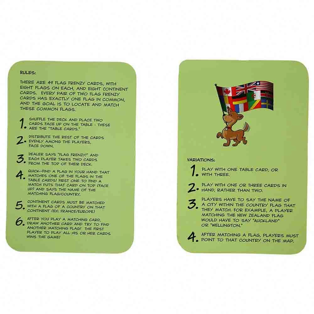 Flag Frenzy - Suitable for 5 to 12 yrs