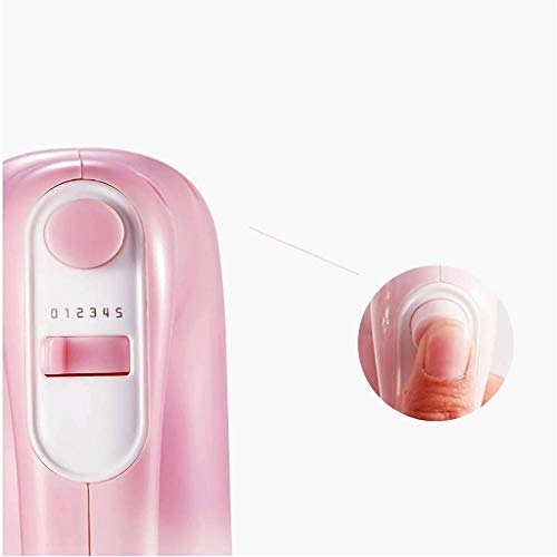 Handheld Electric Egg Beater - High Power 5-speed Turbo