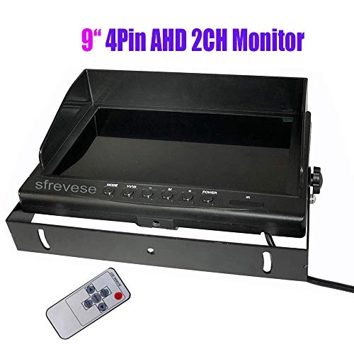 DVR Monitor - 9inch IPS 4Pin + Reversing Backup Camera - 1080P Night vision