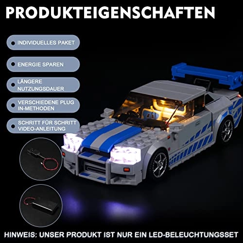LED Light Set for Lego Nissan Skyline GT-R