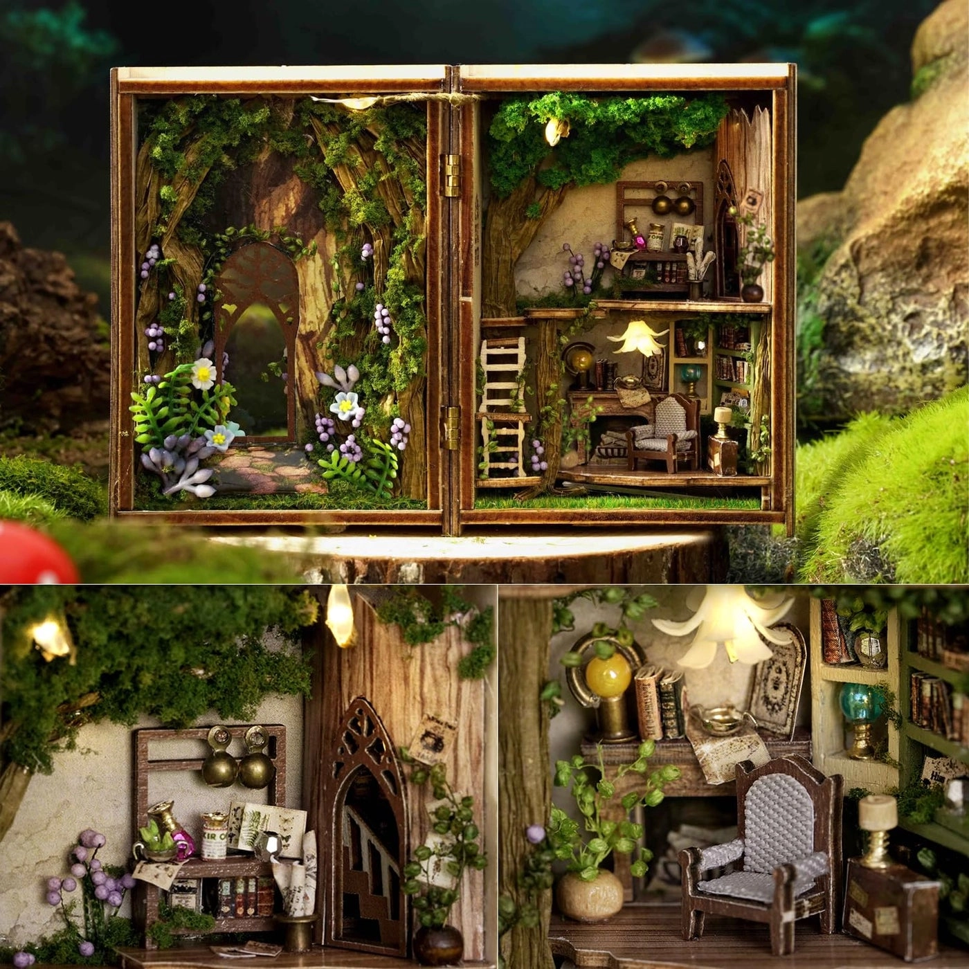 Miniature Dollhouse Kit - Warm House 1:32