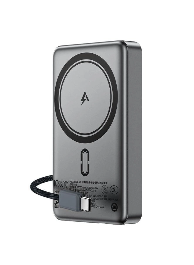 M18 - 10000 mAh 22.5 W Fast-Charging Qi Wireless Charging