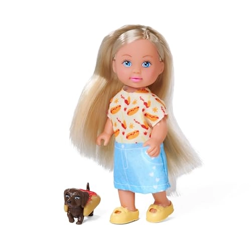 Evi Love Toy Doll - 12 cm Hot Dog Costume Ages 3+