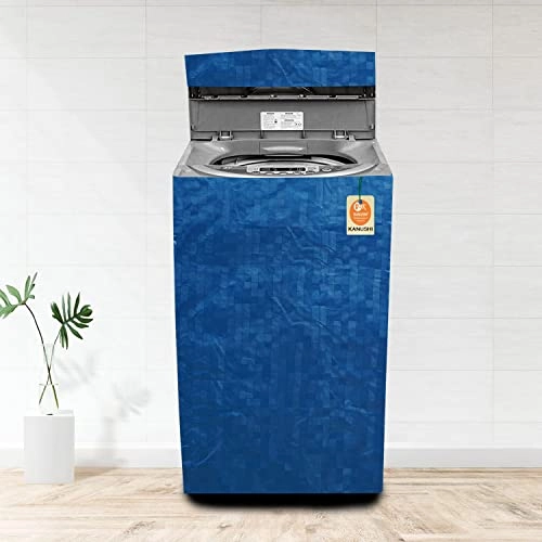 Top Load Fully Automatic Washing Machine Cover - Maroon For 6 kg, 6.5 kg, 7 kg, 7.5 kg