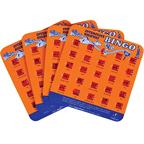 Regal Games FingerTip Shutter Bingo Cards - Sliding Windows Interstate Highway