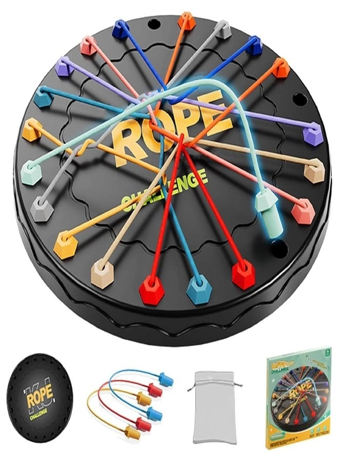 Kriaex Rope Untangling Puzzle Game - 10-IN-1 Multi-Level Compact Travel Friendly
