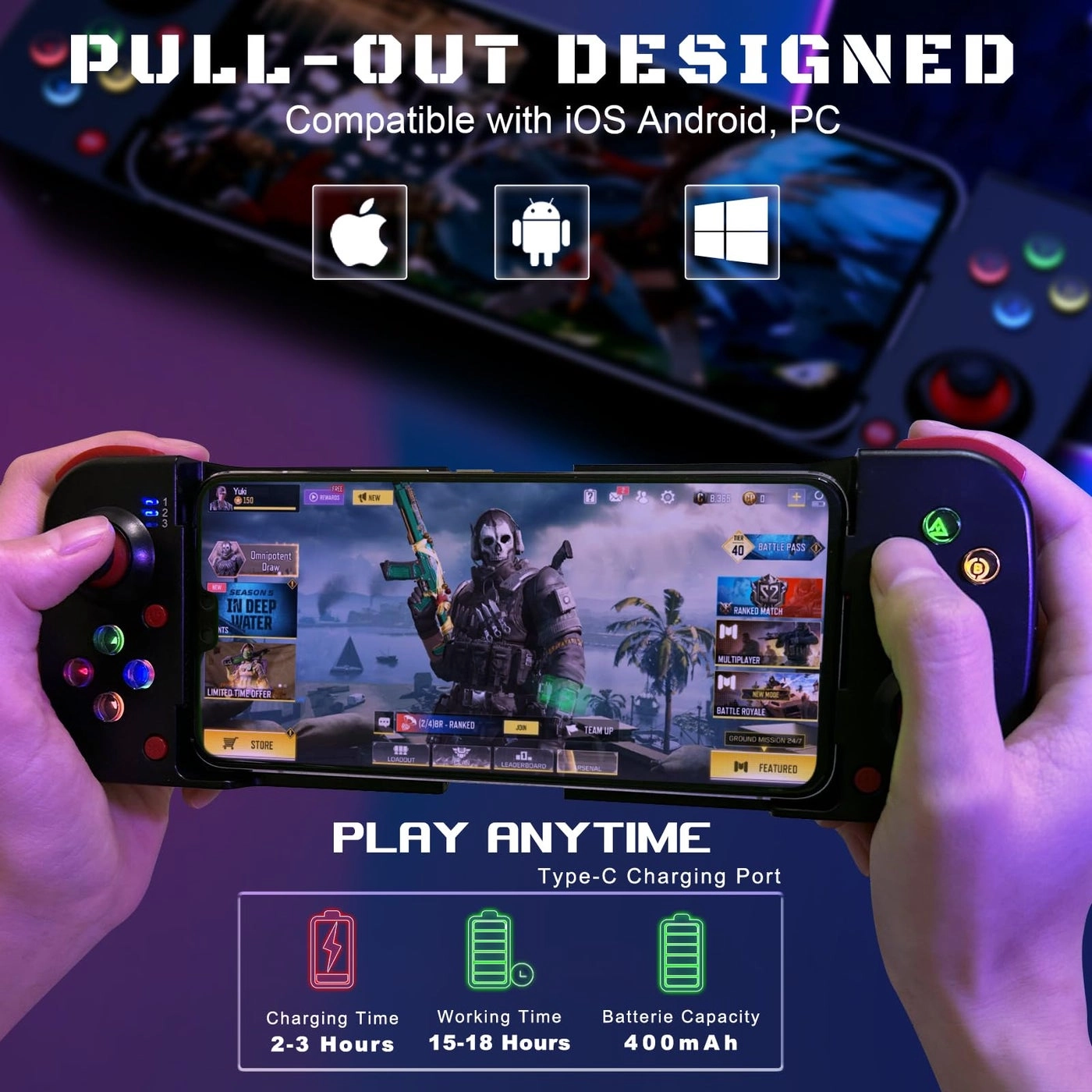 Mobile Game Controller - iOS Android PC
