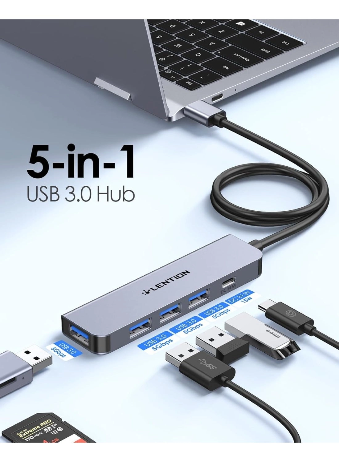 CB-HE32 Cable USB-C to USB-A 0.6m