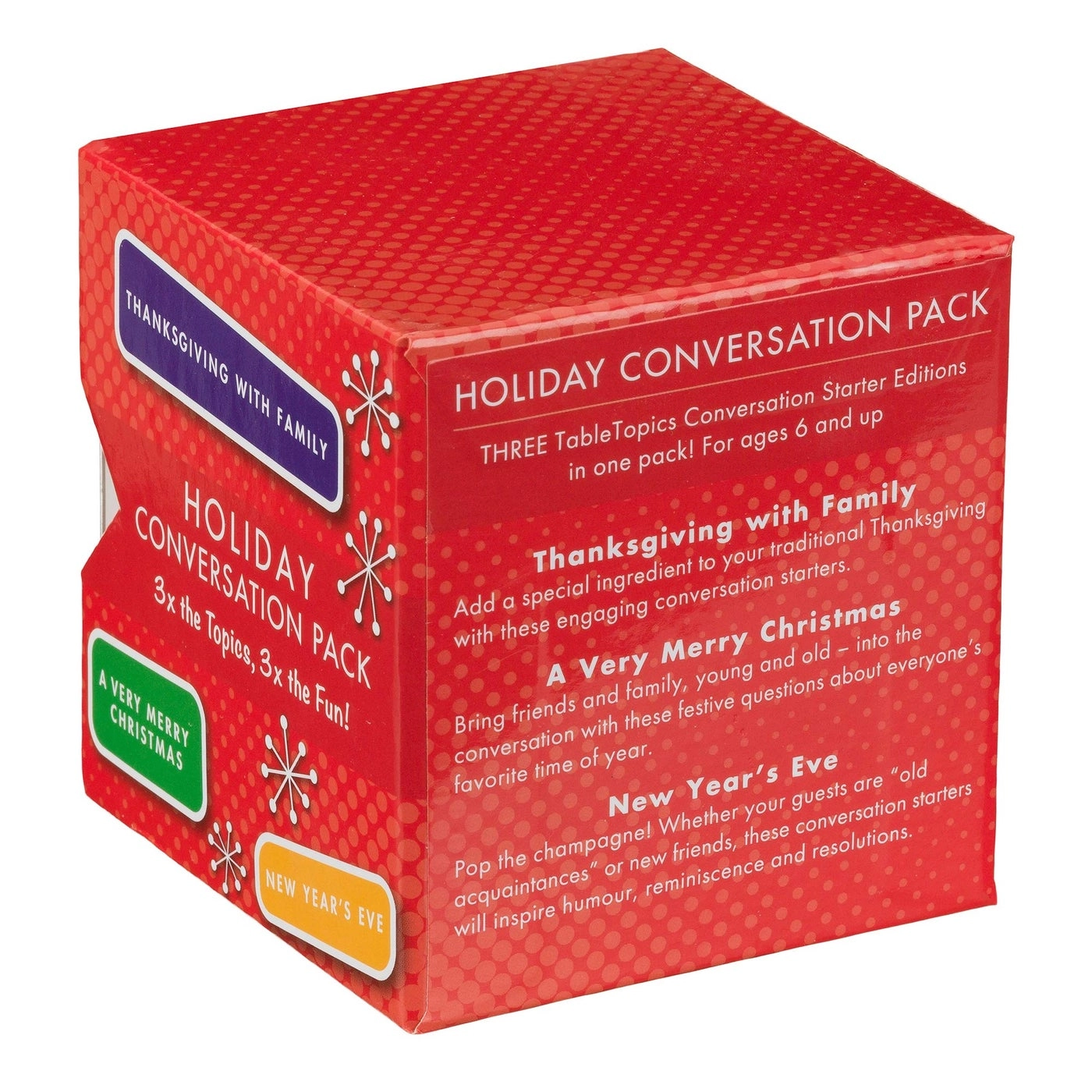 Holiday Conversation Pack - 120 Festive Conversation Cards